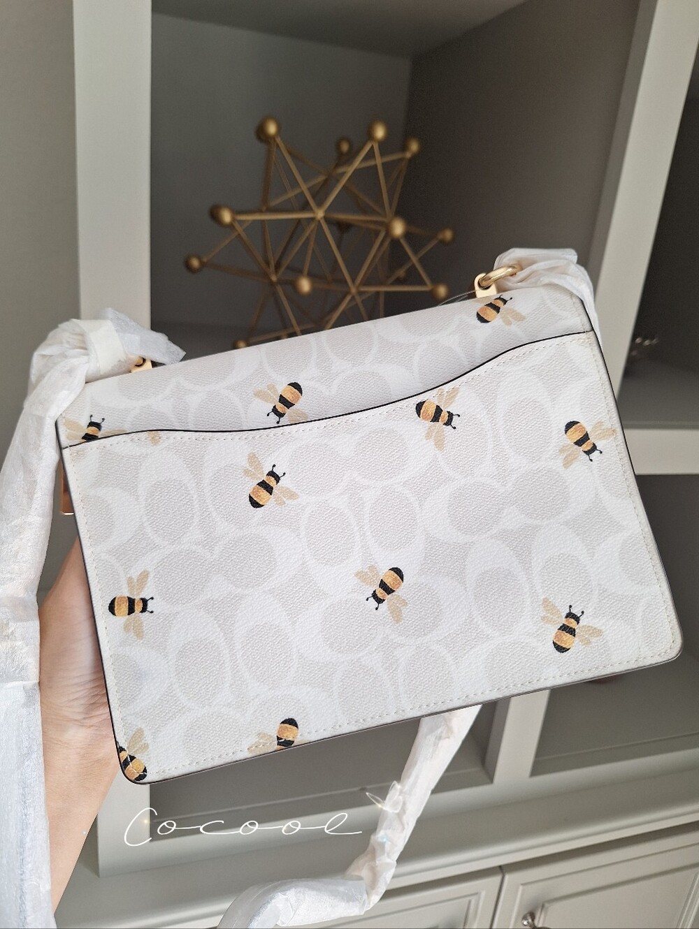 Coach Klare Crossbody Bag In Signature Canvas With Bee Print NWT! - Picture 3 of 15